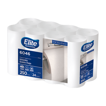 6046 papel higienico tradicional elite premium h d 250hjs