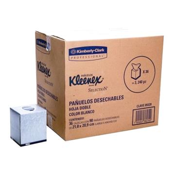 89328 panuelo facial kleenex cubo