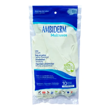 GUANTE AMBIDERM PLUS LATEX
