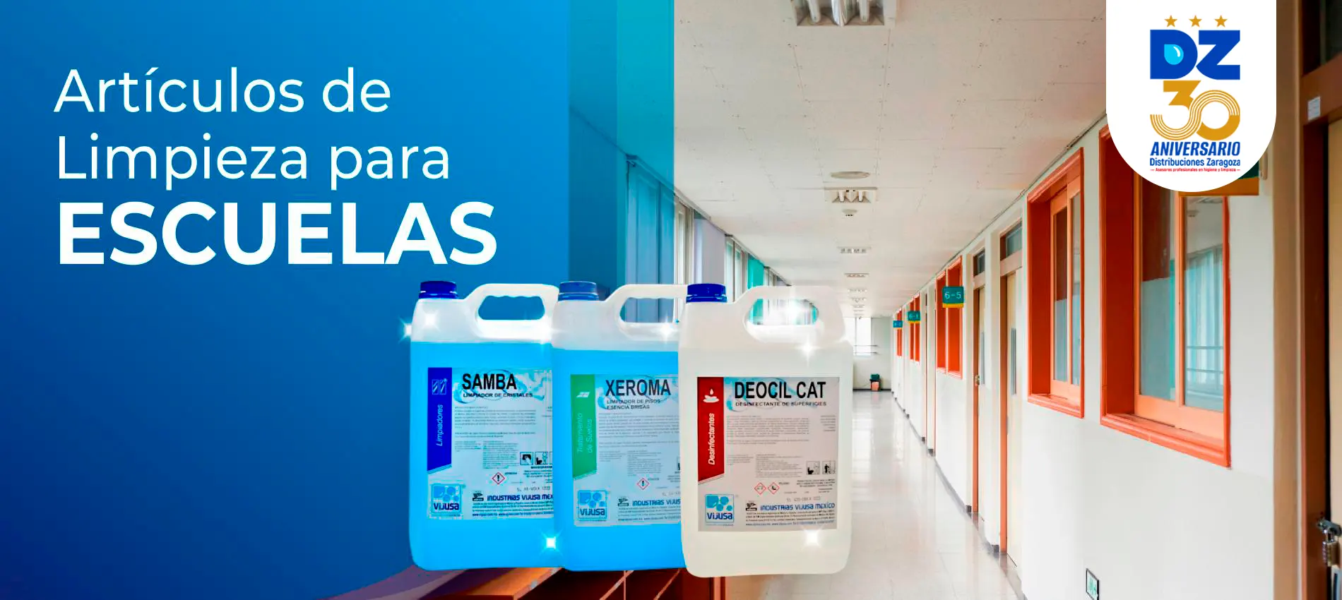 Artículos de Limpieza para Escuelas